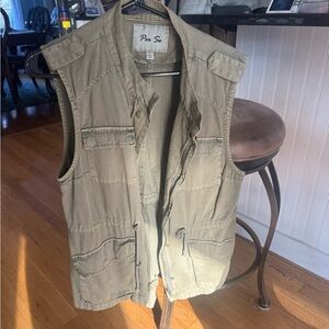 Per Se Olive Green Jacket